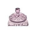 Гусевской Хрустальный завод / Crystal vase for sweets with lid "Lyubava" pink