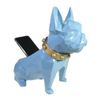 Ремеко / Elemento decorativo "Soporte para cosas pequeñas" Bulldog francés "(azul) L31W17H27