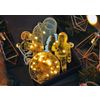Ленивые Бобры / Lazy Beavers / Set of mirrored Christmas tree decorations "Space inside" in a gift box