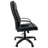 BRABIX Office Chair "Strike EX-525", eco-skin black/blue, grey fabric, TW