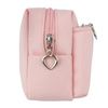 Pencil case-cosmetic bag INLANDIA, 2 branches, soft, "Bunny", pink, 20х7х9 cm