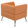 Armchair "Nord", "V-700", 820х720х730 mm, with armrests, eco-leather, orange