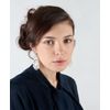 Lace earrings "Queen Victoria" white