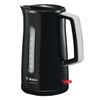 Kettle BOSCH TWK3A013, 1.7 litres, 2400w, closed heating element, plastic, black