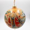 Палех / Palekh / Christmas tree ball "Morozko" glass, master Chaparina
