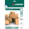 Этикетка самоклеящаяся 105х99 мм, 6 этикеток, белая, 70 г/м2, 50 листов, LOMOND
