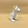 Porcelain figurine "bull Terrier white" 7 cm