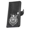 Clutch button mini machined edges of the "White lion in the crown" black