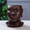Керамика ручной работы / Planter "African head" 14 l
