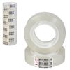 Adhesive tape 12 mm x 30 m stationery BEAM, set 12 PCs., transparent, guaranteed length