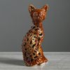 Керамика ручной работы / Figurine "Cat" 23 cm