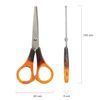 Scissors STAFF "Basic" 140 mm pen amber PVC case with Euro slot