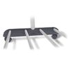 SHEFFILTON / СН-4345 coat hanger, 1660х860х440 mm, mobile, plastic / metal, gray / chrome