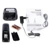 PANASONIC KX-TG1611RUH cordless telephone, memory of 50 numbers, caller ID, repeat, clock / alarm clock, gray