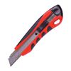 Stationery knife 18 mm BRAUBERG "Universal", 3 blades included, avtofiksator rubber inserts