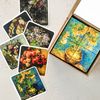 Zartoy / Cubes with pictures "Flowers"