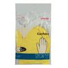 VILEDA / Household rubber gloves "Contract" with cotton dusting, size M (medium), yellow