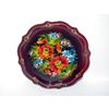 Сувениры из Н.Тагила / Souvenirs from N. Tagil / Tray "Baroque. Flowers of Poppies", 19 cm