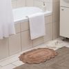 Этель / Ethel / Carpet Provence 40x60 ± 3 cm, coffee color, 1200 g / m2, 100% cotton