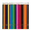Crayons PYTHAGORAS "BUTTERFLIES", 18 colors, classic sharpened