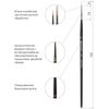 Brush art is a professional ART BRAUBERG "CLASSIC", synthetic hard, round, No. 00, short handle