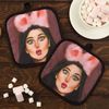 Этель / Kitchen set 2 ave. Love Life "Fluffy", add. 17 * 17 cm - 2 pieces, p / e 100%