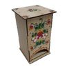Беломорские узоры / Caddy wooden "Onega painting" 16 cm