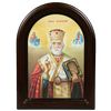 Vernissage of History / Icon "St. Nicholas the Wonderworker" in a carved frame, 27 x 20