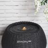 Kaemingk / Decorative fountain Sorrento Nero 54 * 28 cm with LED backlight
