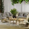 Kaemingk / Wicker furniture set Montpellier 1 sofa + 2 tables + 2 armchairs