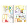 Livre de coloriage A4, 8 feuilles, HATBER avec autocollants, ABC, "Magic ABC"