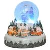Kaemingk / Globo de neve do Papai Noel em Haarlem 20 cm, com luzes e música, alimentado por bateria