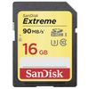 SANDISK / SDHC-Speicherkarte, 16 GB, Extreme, UHS-I U3, 90 Mb/s. (Klasse 10)