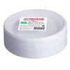 ЛАЙМА / Disposable dessert plates, SET 100 pcs., Plastic, d = 170 mm, BUDGET, white, PS, cold / hot
