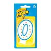 FUNNY ZATEYA / Celebratory candle number "0" 7.6 cm high