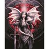 Опт-картина / Malen nach Zahlen 40x50 Lady-Drache