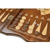 GamesDealer / Schach + Backgammon geschnitzt mit Ararat 2, Griff, Haleyan