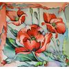 Silk handkerchief handmade "Maki"