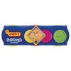 Bitki bazlı hamuru JOVI (İspanya), 3 renk, 330 g, neon, Blandiver