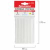 Glue sticks, diameter 11 mm, length 100 mm, transparent, set of 6 pcs., BRAUBERG, euro hanger