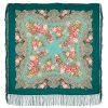 Павловопосадский платок  / Blush shawl with silk fringe