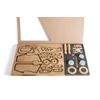 Dubok Wooden Family / Construction set for the family "Airplane", oak