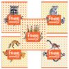 ПИФАГОР / Notebook A5, 48 sh., Cage, offset No. 2 ECONOMY, cardboard cover, "SLEEPY ANIMALS" / 10 pcs.