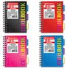 BRAUBERG / Notebook 120 sh., A5, 148x210 mm, cage, comb, plastic cover, 3 dividers, "CoolBOOK" / 10 pcs.