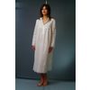 Снежинка / Snowflake / Chemise for women with long sleeves and lace