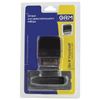 Stamp samoobrony 4-row, size of print 38х14 mm, blue no frame, 20 GRM, CASH included