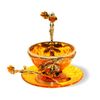 Amber Palace / Teacup "Robin", bronze
