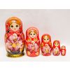 Лаврово / Matryoshka 5 seats Flower -Souvenir