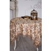 Tablecloth with lace lion
