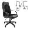 BRABIX Office Chair "Strike EX-525", eco-skin black, fabric black, TW
